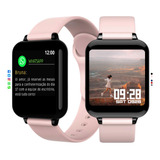 Relógio Smartwatch B57 Para Homens E Mulheres - Android Ios
