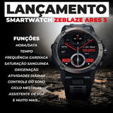 Relógio Smartwatch Militar Zeblaze Ares3 Sport