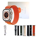 Relógio Smartwatch S18 Ultra Pro Nfc 7 Pulseiras + Case