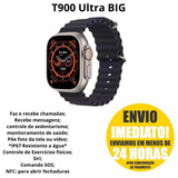 Relógio Smartwatch Ultra T900 Big Tela 2.09 Digital Novo2024