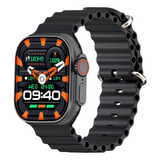 Relogio Smartwatch W69 Série 9 Gps Nfc Memoria 2gb 2023 Cor Da Caixa Preta