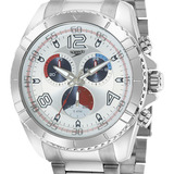 Relógio Speedo Masculino Prata Cronógrafo Original 15048g0ev Cor Da Correia Prateado Cor Do Bisel Prateado Cor Do Fundo Prateado