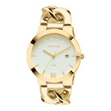 Relógio Technos Feminino Dourado Unique Luxo