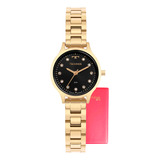 Relógio Technos Feminino Elegance Pequeno Mini Social Kit