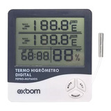 Relógio Temperatura Do Ar Umidade Termo-higrômetro Digital