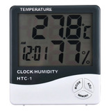 Relógio Temperatura Umidade Termo-higrômetro Digital