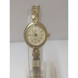 Relógio Timex Feminino Dourado Vintage 1980 Estado De Novo