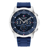 Relógio Tommy Hilfiger Masculino Borracha Azul 1710489