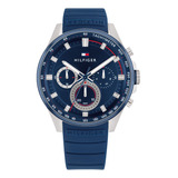 Relógio Tommy Hilfiger Masculino Borracha Azul 1791970