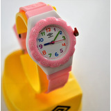 Relógio Umbro Infantil Criança Rosa Menina Prova Dágua Cor Da Correia Rosa Cor Do Bisel Rosa Cor Do Fundo Branco