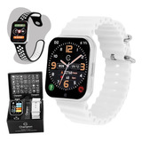 Relógio Unissex Smartwatch C033 Prova D'água Pulseira Extra