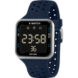 Relógio X-watch Digital Quadrado Masculino -