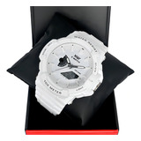 Relógio X-watch Masculino Anadigi Esportivo Branco Xmppa344 Cor Do Fundo Branco Po