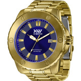 Relógio X-watch Masculino Xmgs1042 D1kx Oversized Dourado