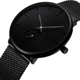 Relógios Masculinos Simples De Quartzo Ultrafinos Crrju 2150