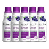 Removedor De Esmalte 450ml Beira Alta Zero Acetona Uva 5 Un