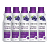 Removedor De Esmalte 90ml Beira Alta Zero Acetona Uva - 5 Un