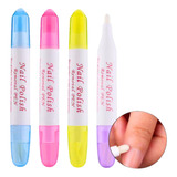 Removedor De Esmalte Caneta Manicure Porta Acetona Portátil 