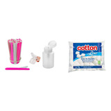 Removedor De Esmalte Pura Arte 180ml Frasco Acetona Kit 50g.