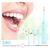 Removedor De Tártaro Cálculo Dental Elétrico Raspador Azul