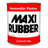 Removedor De Tinta Pastoso Maxi Rubber 4kg