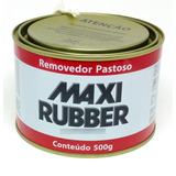 Removedor De Tinta Pastoso Maxi Rubber 500g  Profissional