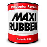 Removedor Tintas Pastoso Maxi Rubber 1kg Pintura Automotiva