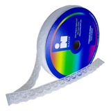 Renda Nylon Najar Cor Branca-nº 5 - 21mm - Rl De 50 Metros