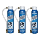 Reparador Instantâneo Vacina Furo Pneu Moto Promoção 3 Latas