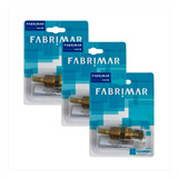 Reparo Castelo P/ Registro Pressão 1/2 3/4 (02373) Kit 3un