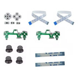 Reparo Para Controle Ps4 050 055 Borrachas Flats Películas