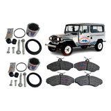 Reparo Pinça C/pastilha Freio Toyota Bandeirante Até2001 Kit