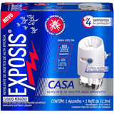 Repelente Aparelho + Refil Líquido Elétrico Exposis 32,9ml