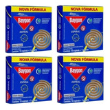 Repelente Baygon Espiral Kit 4 Caixinhas