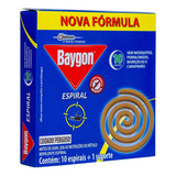 Repelente Espiral Baygon Caixa Com 10 Unidades