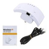 Repetidor Amplificador Melhora Sinal Wifi 300mbps Botao Wps
