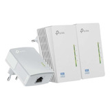 Repetidor Extensor Wi-fi Powerline Av600 Tp-link Tl-wpa4220t Cor Preto