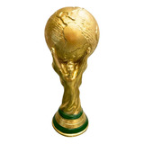 Réplica Taça Troféu Copa Do Mundo Pequeno Em Resina 20cm