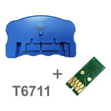 Resetador + Chip Compatível T6711 Caixa