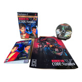 Resident Evil - Code - Veronica X Com Manual/pôster Para Ps2