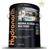 Resina Acqua Multiuso 18l Piso Pedra Parede Telhado Cores