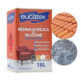 Resina Acrílica & Silicone Impermeável Solvente 18l Eucatex