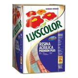 Resina Acrílica Base Solv Incolor Lukscolor 18l