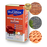 Resina Acrílica Base Solvente Incolor Brilhante Eucatex 5l