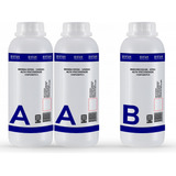 Resina Epoxi Cristal De Alta Viscosidade Kit Com 3kg