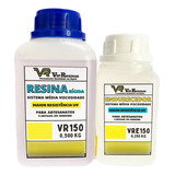 Resina Epóxi Uv Vr150 Kit750g Média