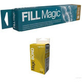 Resina Fill Magic Esmalte + Adesivo Magic Bond - Kit