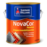 Resina Impermeablizante Brilhante Galão Novacor Sw 3,6lts Cor Incolor