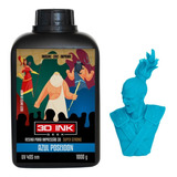 Resina Impressora 3d Ink - Gods - Semi Flexível - Azul 1kg