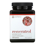 Resveratrol Youtheory 250mg 290 Tablets Importado